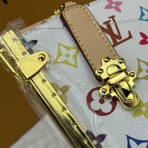 Louis Vuitton X TM Multicolored Lucky Trunk In White - Image 8