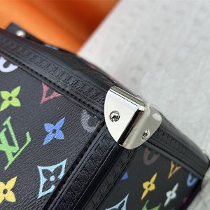 Louis Vuitton X TM Multicolored Onthego MM In Black - Image 8