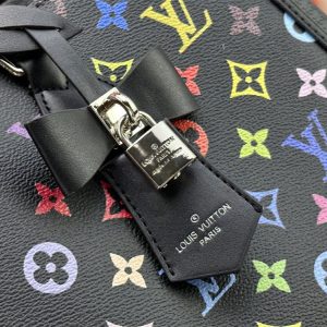 Louis Vuitton X TM Multicolored Onthego MM In Black - Image 9