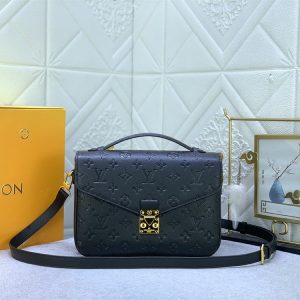 Monogram Empreinte Leather Metis In Black M41487