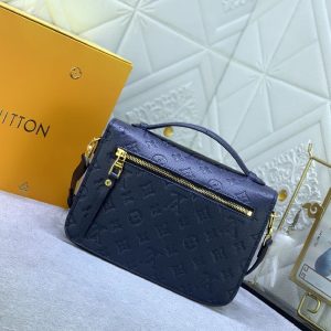 Monogram Empreinte Leather Metis In Navy Blue - Image 3