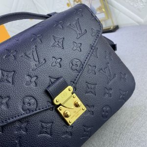 Monogram Empreinte Leather Metis In Navy Blue - Image 7