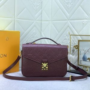 Monogram Empreinte Leather Metis In Wine