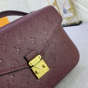Monogram Empreinte Leather Metis In Wine - Image 7
