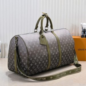 Monogram Gradient Canvas Keepall Bandouliere 55 In Khaki Green - Image 2