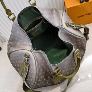 Monogram Gradient Canvas Keepall Bandouliere 55 In Khaki Green - Image 5