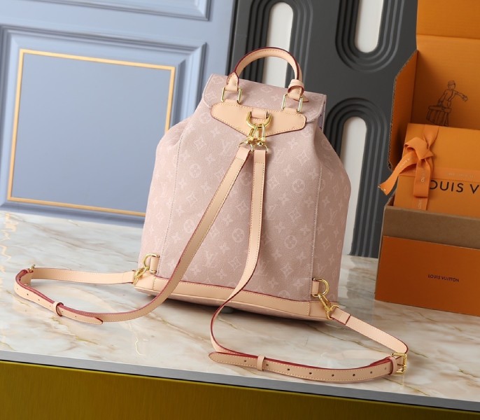 Meowgram Canvas Montsouris MM Backpack - Image 3