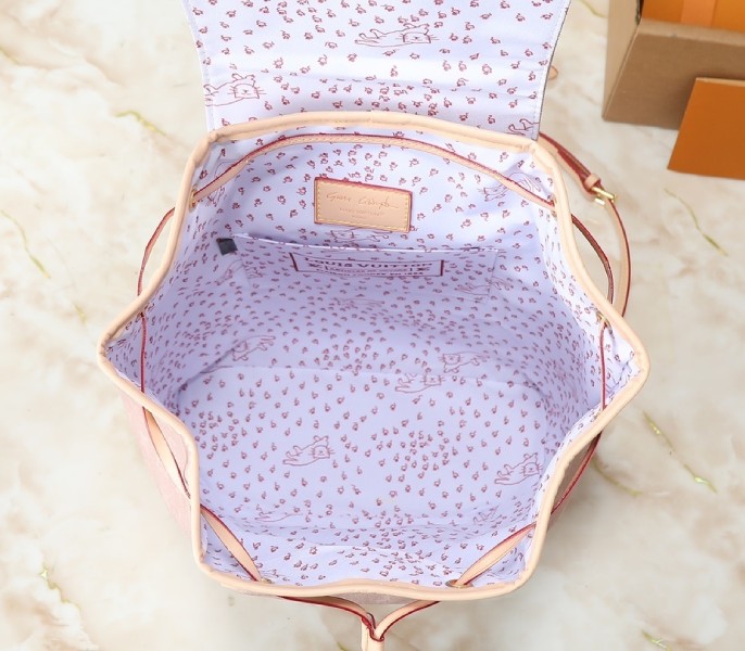 Meowgram Canvas Montsouris MM Backpack - Image 5