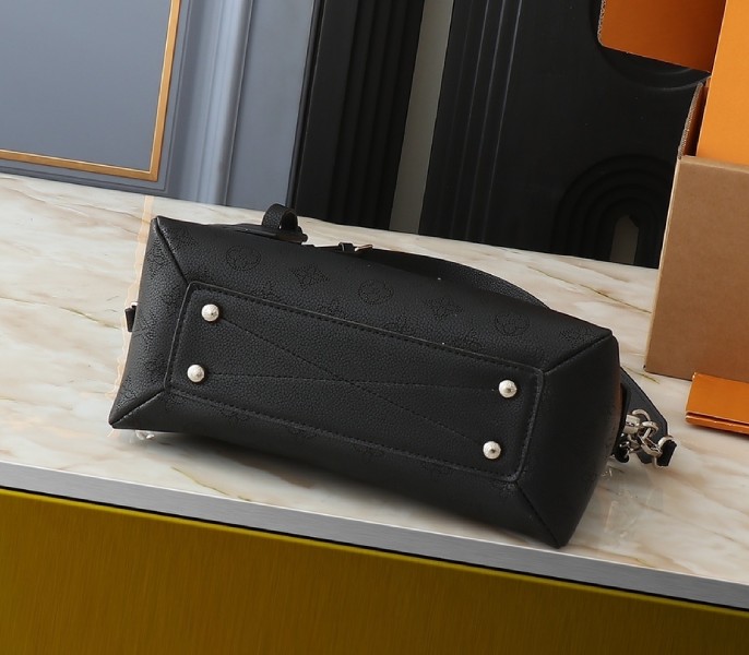 Louis Vuitton Mahina Hand It All PM Bag In Black - Image 4