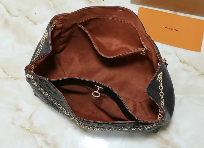 LV Monogram Empreinte Anytime MM In Black M14324 - Image 5