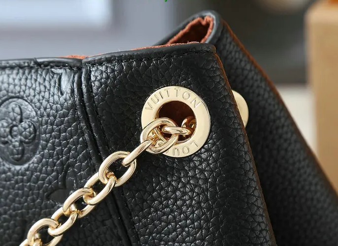 LV Monogram Empreinte Anytime MM In Black M14324 - Image 6