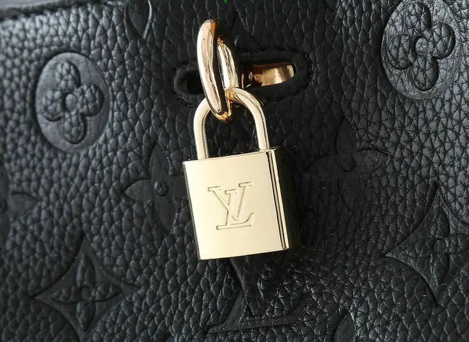 LV Monogram Empreinte Anytime MM In Black M14324 - Image 8