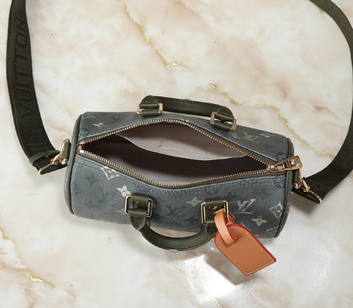 Monogram Surplus Canvas Keepall Bandouliere 25 In Khaki M26930 - Image 5