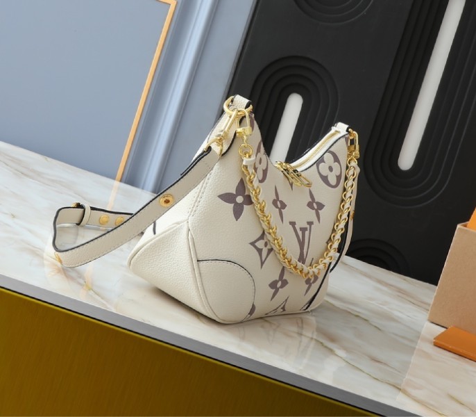 Bicolor Monogram Empreinte Boulogne PM In Cream And Bois De Rose Pink - Image 2