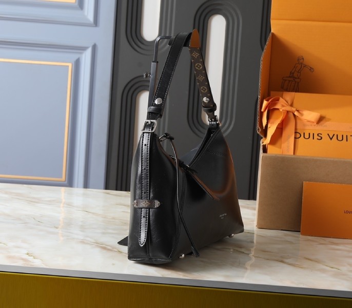 LV Vibe Carryall East West In Black M28160 - Image 3