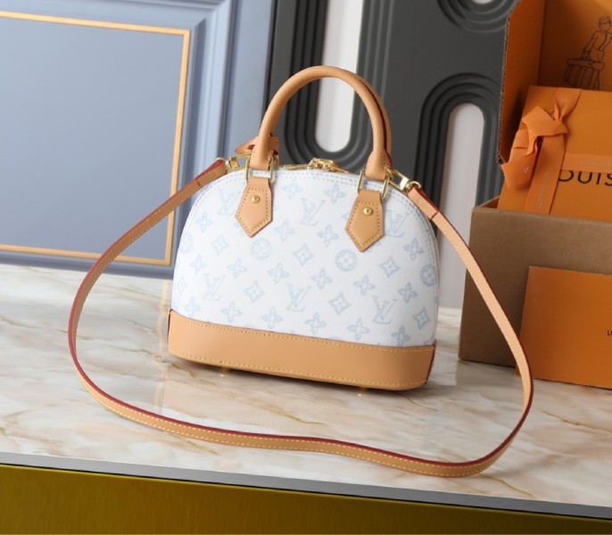 Monogram Origine Alma BB In Bleu Courrier - Image 3