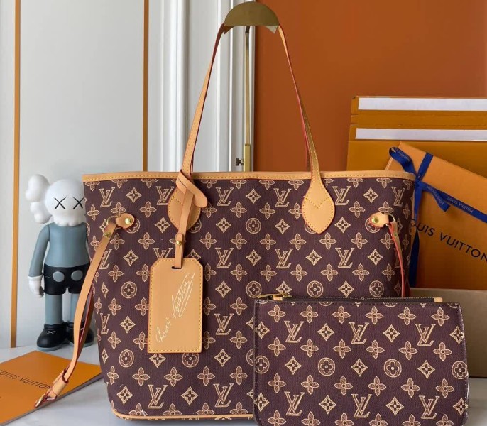 LV Monogram Origine Ebene Neverfull MM - Image 2
