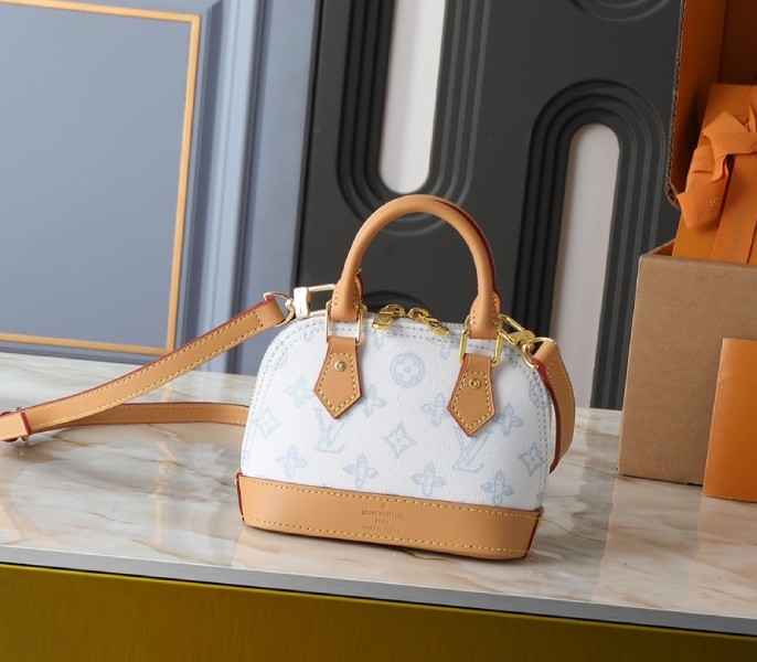 Monogram Origine Nano Alma In Bleu Courrier