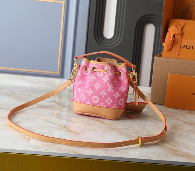 LV Monogram Origine Nano Noe In Rose Ruban - Image 3