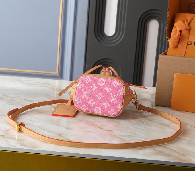 LV Monogram Origine Nano Noe In Rose Ruban - Image 4
