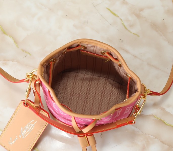 LV Monogram Origine Nano Noe In Rose Ruban - Image 5