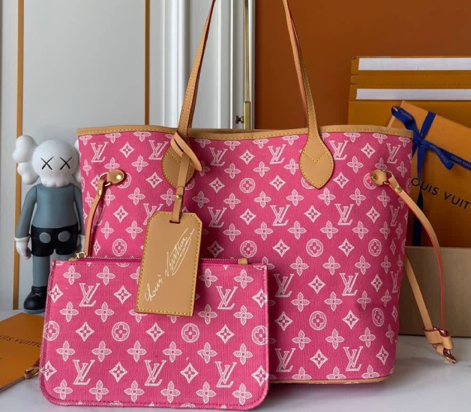 Monogram Origine Neverfull MM In Rose Ruban - Image 2