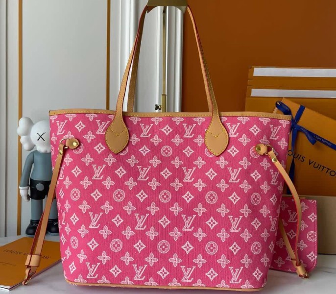 Monogram Origine Neverfull MM In Rose Ruban - Image 5