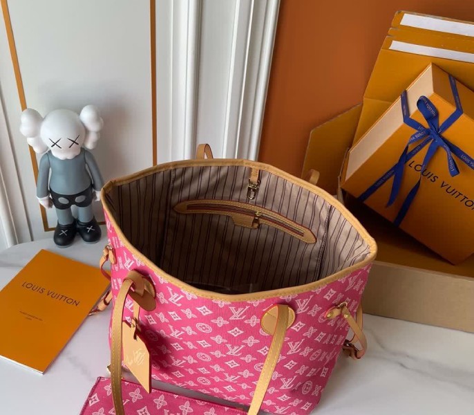 Monogram Origine Neverfull MM In Rose Ruban - Image 7