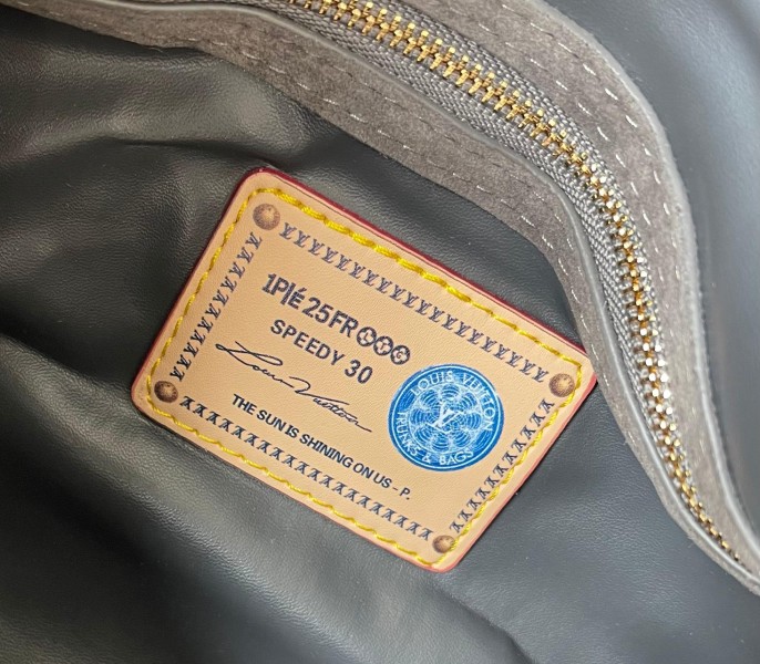 Suede Speedy P9 Bandouliere 30 In Gray - Image 7