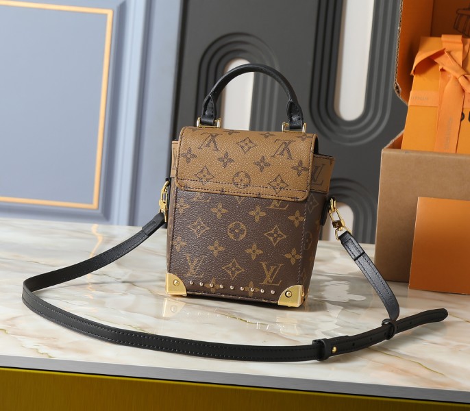 Replica Louis Vuitton LV Monogram Canvas Camera Box M82465 Carry-On Shoulder - Image 2