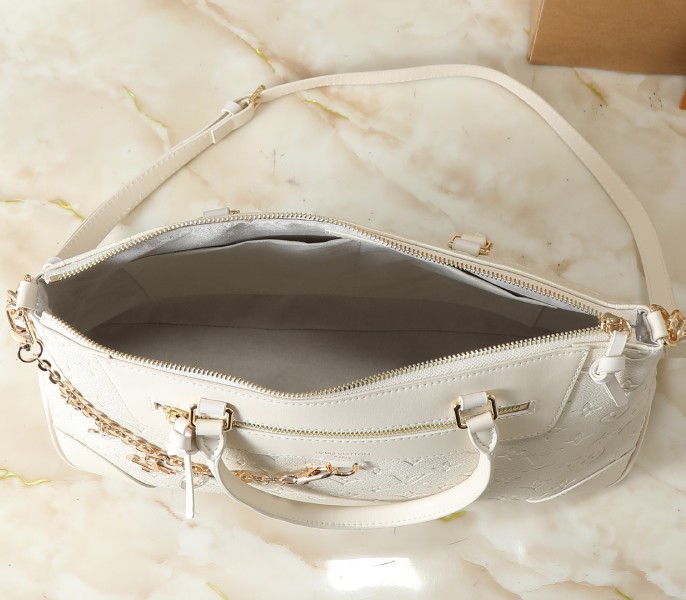 Louis Vuitton Skyline MM Monogram Empreinte In Cream - Image 5