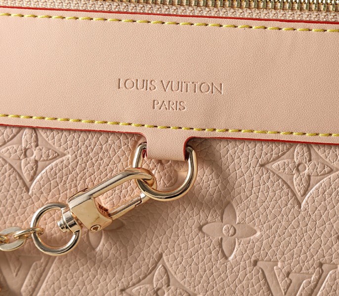 LV Louis Vuitton Skyline MM Handbag Hazelnut Monogram Empreinte Leather M29152 - Image 7