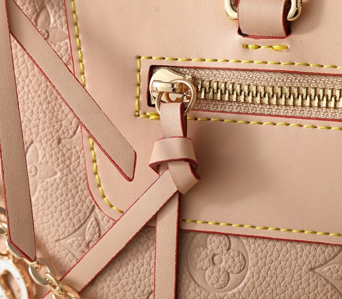 LV Louis Vuitton Skyline MM Handbag Hazelnut Monogram Empreinte Leather M29152 - Image 8