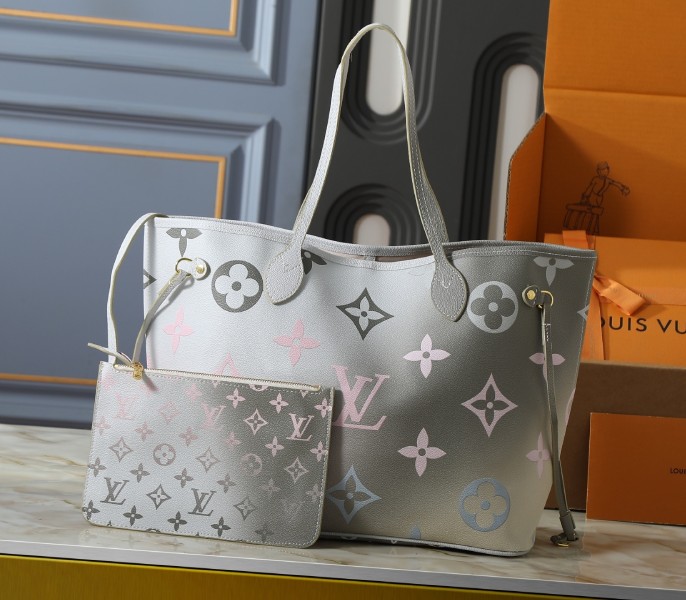 Louis Vuitton Neverfull MM In Sunset Kaki 12.2 x 11 x 5.5 inches