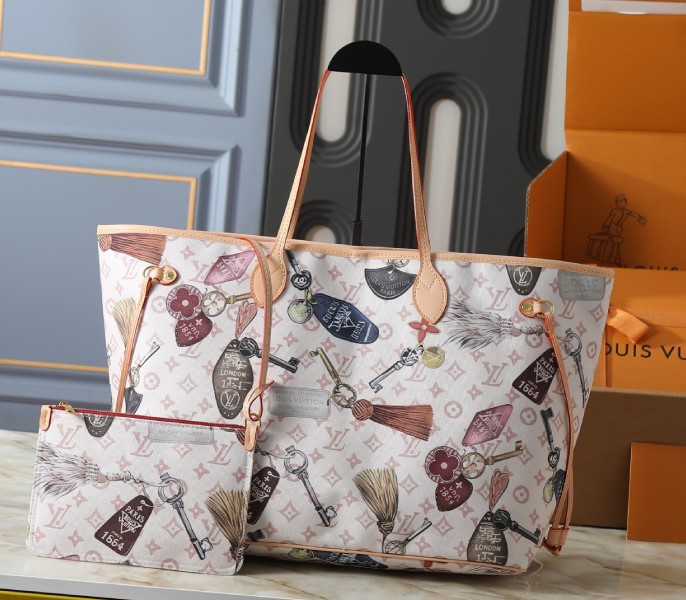 Reimagines Getaway Edition Neverfull MM Louis Vuitton Replicas