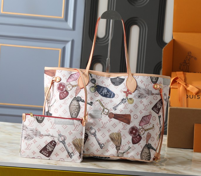 Carry-On Louis Vuitton Getaway Edition Neverfull MM 1:1 Genuine