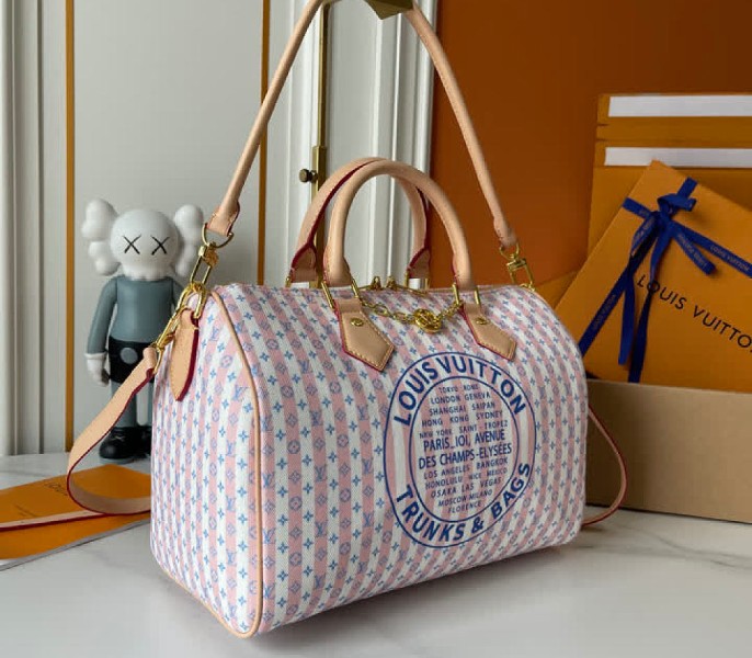 Minigram Banana-Hued Edition Speedy 30 In Blue - Image 3