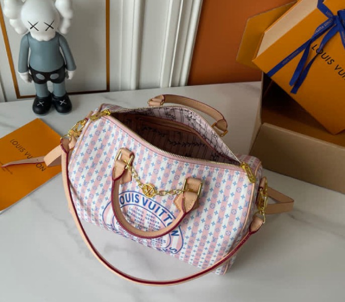 Minigram Banana-Hued Edition Speedy 30 In Blue - Image 5