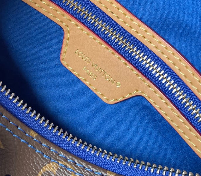 Monogram Canvas Perforation Speedy Soft 30 In Neon Wave - Image 7