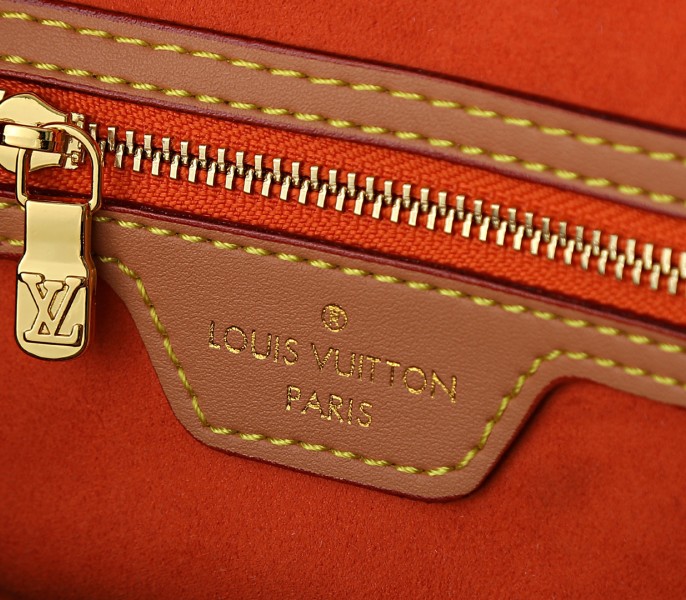 Monogram Canvas Perforation Speedy Soft 30 In Orange - Image 6