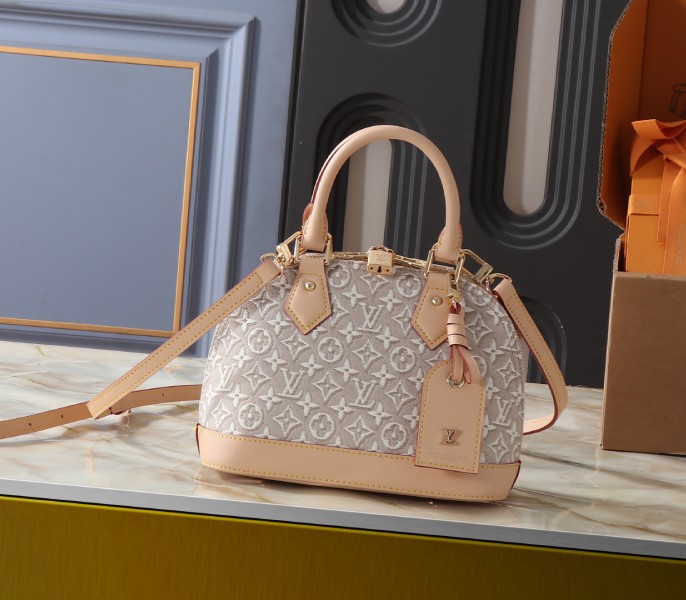 Iconic Replica Louis Vuitton Monogram Embleme Alma BB Handbag
