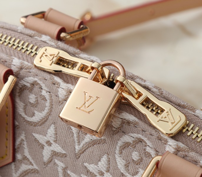 Monogram Embleme Alma BB In Washed Beige - Image 7