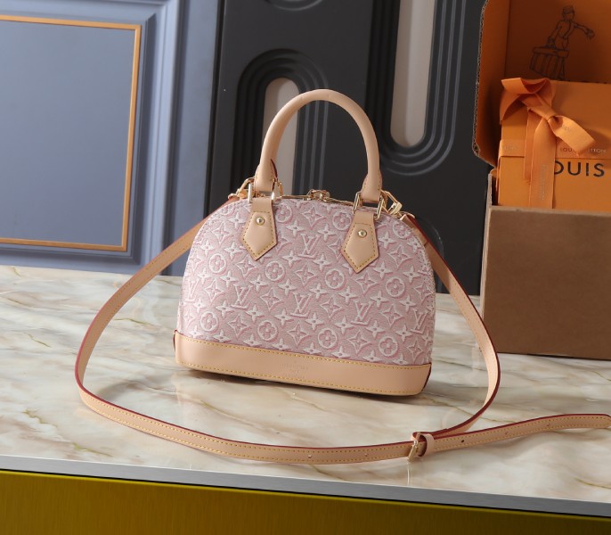Monogram Embleme Alma BB In Washed Pink - Image 2