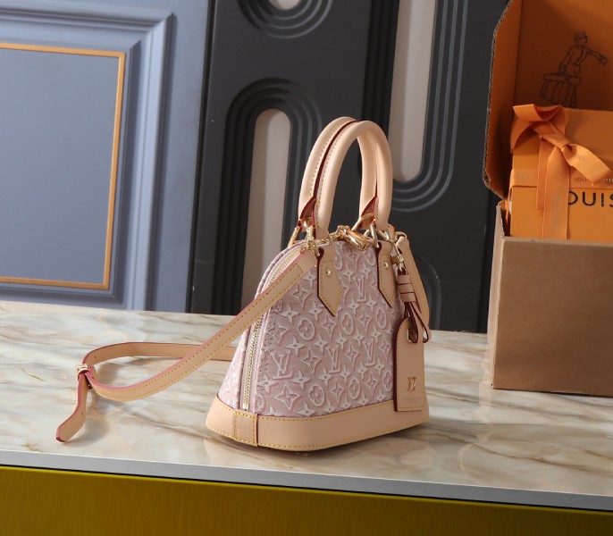 Monogram Embleme Alma BB In Washed Pink - Image 3