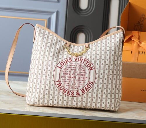 Genuine Leather LV Stamp Edition LineUp MM Bag