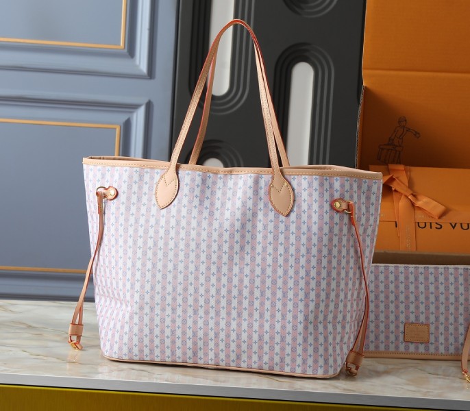 Stamp Edition Neverfull MM In Blue - Image 2