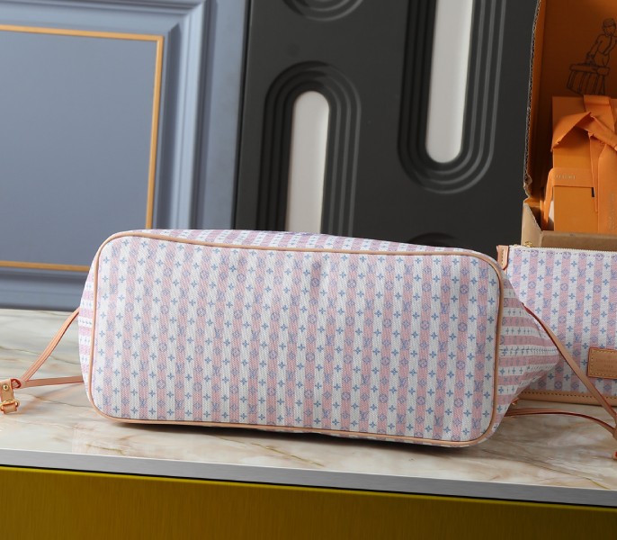 Stamp Edition Neverfull MM In Blue - Image 4